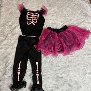 Skeleton Princess Scary/Cute Costume 